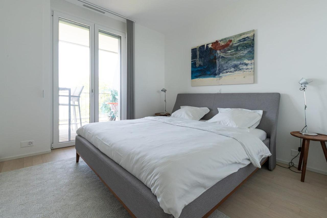 Les Terrasses De Lavaux 1 - Appartement De Luxe Avec Vue Panoramique Et Piscine Puidoux المظهر الخارجي الصورة
