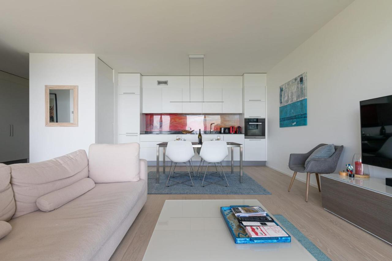 Les Terrasses De Lavaux 1 - Appartement De Luxe Avec Vue Panoramique Et Piscine Puidoux المظهر الخارجي الصورة
