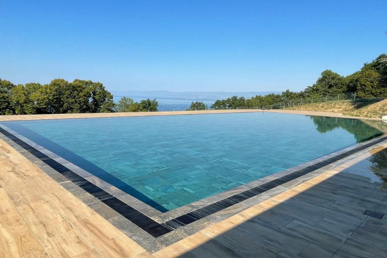 Les Terrasses De Lavaux 1 - Appartement De Luxe Avec Vue Panoramique Et Piscine Puidoux المظهر الخارجي الصورة